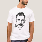 Mustache氏(人のために) Tシャツ (正面)
