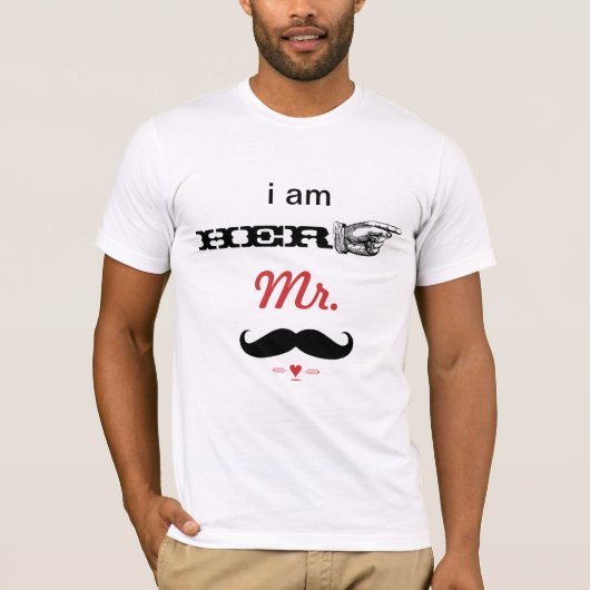 MUSTACHE私は彼女のMr.フォトプロップ トライブレンドＴシャツ (正面)