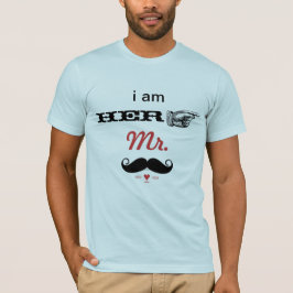 MUSTACHE私は彼女のMr.フォトプロップ Tシャツ
