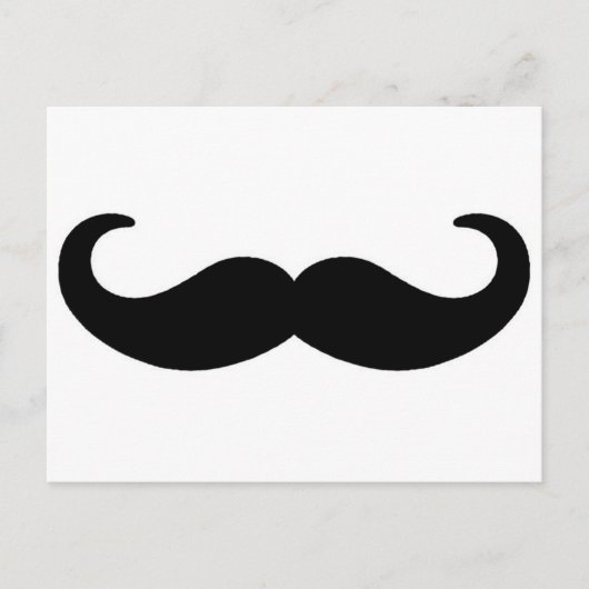 mustache 1.png ポストカード (正面)