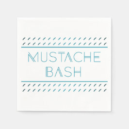 Mustache Bash Metro スタンダードカクテルナプキン