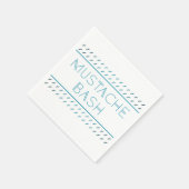 Mustache Bash Metro スタンダードカクテルナプキン (角)