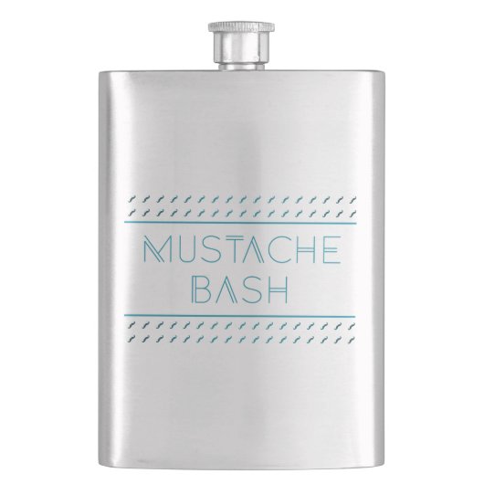 Mustache Bash Metro フラスク (正面)