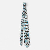 Mustache Dapper Pattern Necktie Tie ネクタイ (裏面)