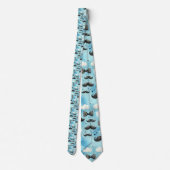 Mustache Dapper Pattern Necktie Tie ネクタイ (裏面)