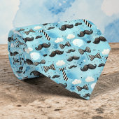 Mustache Dapper Pattern Necktie Tie ネクタイ