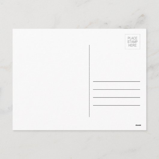 Mustache Kids Classroomバレンタイン写真はがき シーズンポストカード (裏面)