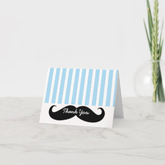 Mustache LIl男性サンキューカードノートカード サンキューカード