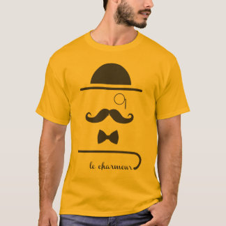 Mustache Man - le charmeur Tシャツ
