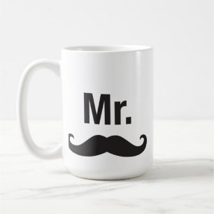 Mustache Mug氏 コーヒーマグカップ