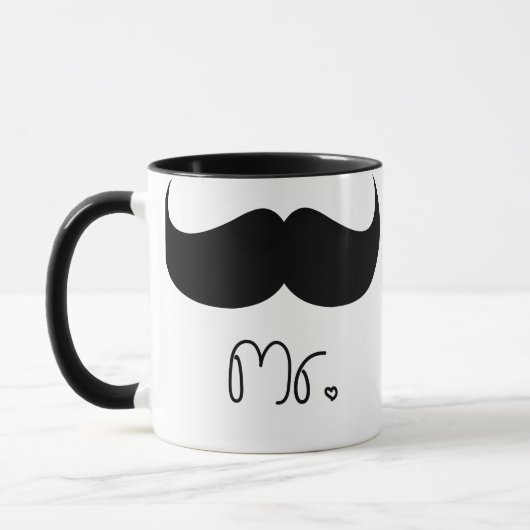 Mustache Mug氏 マグカップ (左)