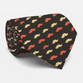 Mustache Pattern Necktie Tie ネクタイ (ロール)