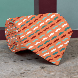 Mustache Pattern Necktie Tie ネクタイ