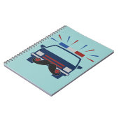 Mustache Police custom color notebook ノートブック (左側)