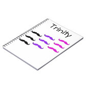 mustache'stacheのノート ノートブック (左側)