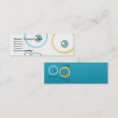 Mustachioのプロフィールカード スキニー名刺 (正面/裏面)