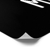 Mustachio おもしろい Pistachio Mustache Pun Dark BG ポスター (角)