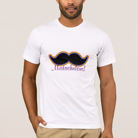 Mustachulous Tシャツ (正面)