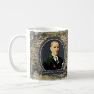 Mustafa Kemal Ataturkの歴史的マグ コーヒーマグカップ