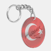 Mustafa Kemal Ataturk キーホルダー (正面左)