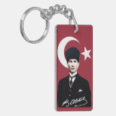 Mustafa Kemal Atatürk キーホルダー (正面左)