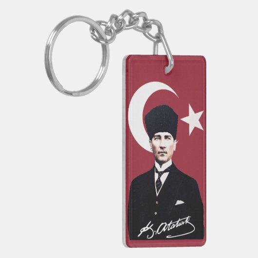 Mustafa Kemal Atatürk キーホルダー (正面左)