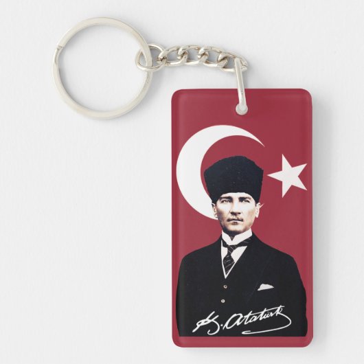 Mustafa Kemal Atatürk キーホルダー (正面)