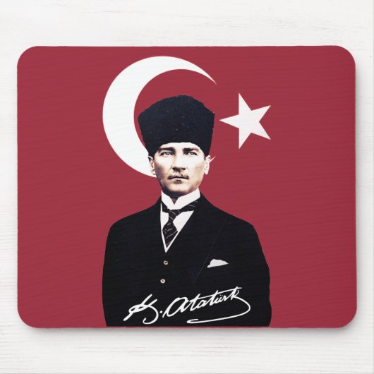 Mustafa Kemal Atatürk マウスパッド (正面)
