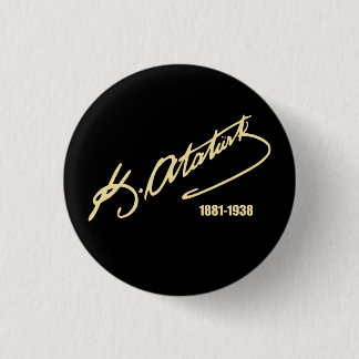 Mustafa Kemal Ataturk 缶バッジ