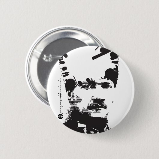 Mustafa Kemal Atatürk button 缶バッジ (正面&裏面)