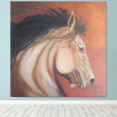 Mustang キャンバスプリント (インサイチュ (ウッドフロア))