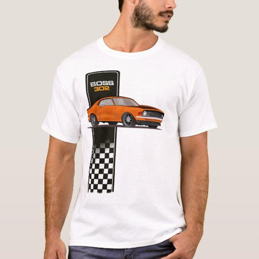 Mustang Boss 302 Tシャツ (正面)