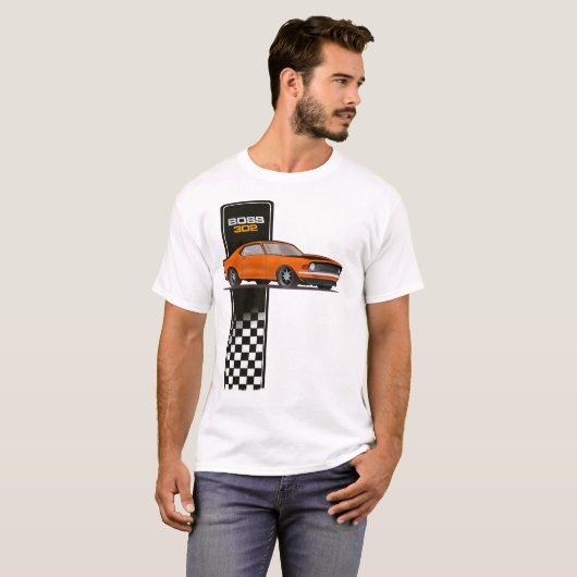 Mustang Boss 302 Tシャツ (正面フル)