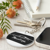 Mustang, car,Porte-clés en acrylique キーホルダー (正面右)