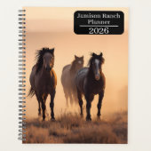 Mustang Herd Calendar Planner プランナー手帳 (正面)