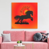 Mustang Leinwand キャンバスプリント (インサイチュ (リビング))