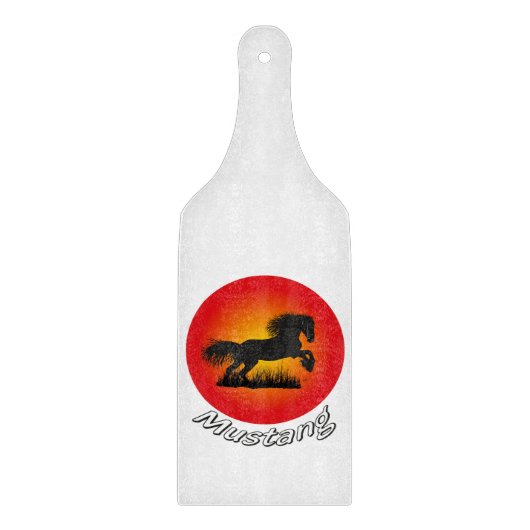 Mustang Schneidebrett カッティングボード (正面)