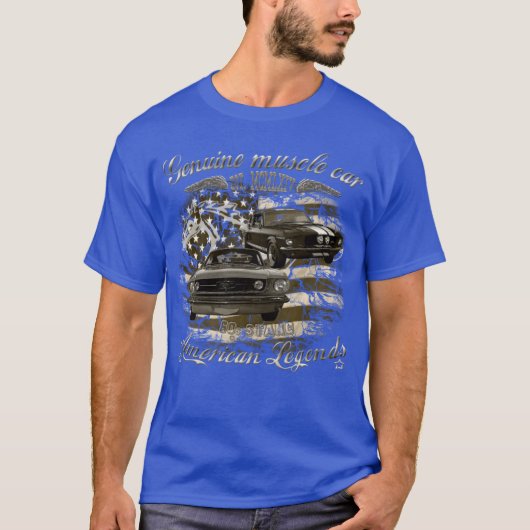 Mustang USA 60s muscle gift Tシャツ (正面)