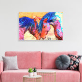 Mustangsキャンバス印刷 キャンバスプリント (インサイチュ (リビング))