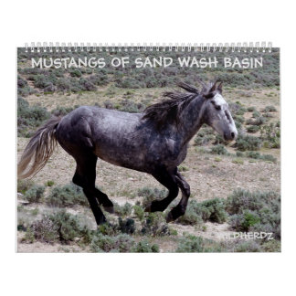 Mustangs of Sand Wash Basin Colorado カレンダー