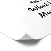 mustangshirtfrontマスタングの所で何が起こるか… ポスター (角)