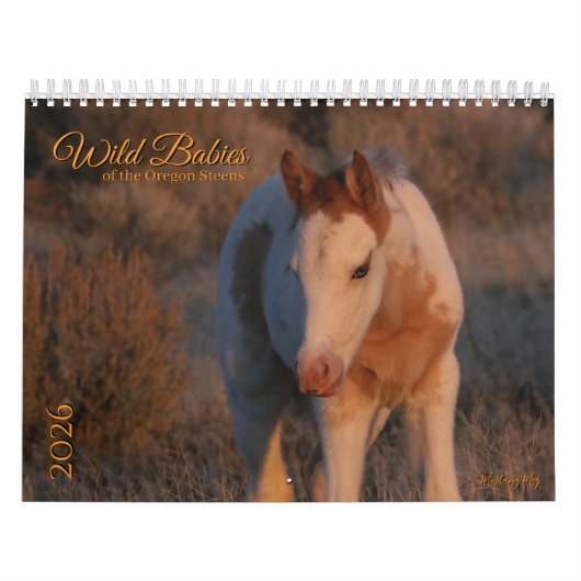 MustangWild 2026 "Wild Babies" Calendar カレンダー (カバー)