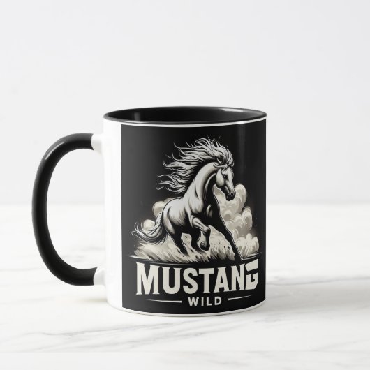 MustangWild Cremello Cup マグカップ (左)