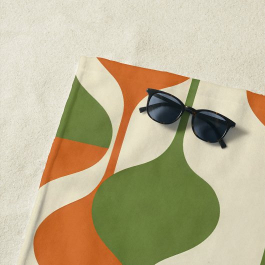 Mustard Bloom ビーチタオル (インサイチュ)