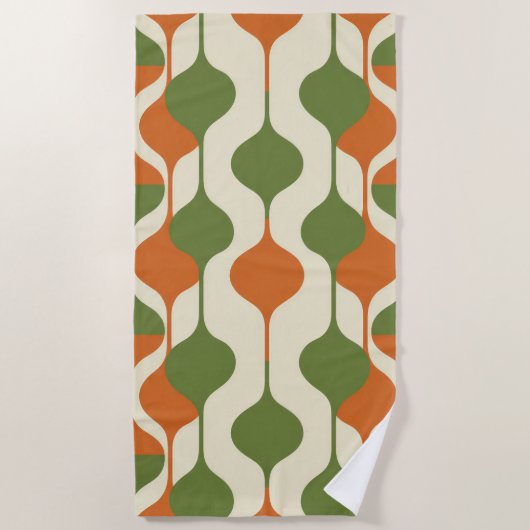 Mustard Bloom ビーチタオル (正面)