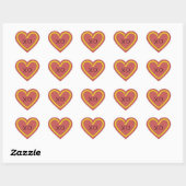Mustard Heart envelope seal ハートシール (シート)