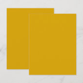 Mustard Yellow ノートカード (正面/裏面)