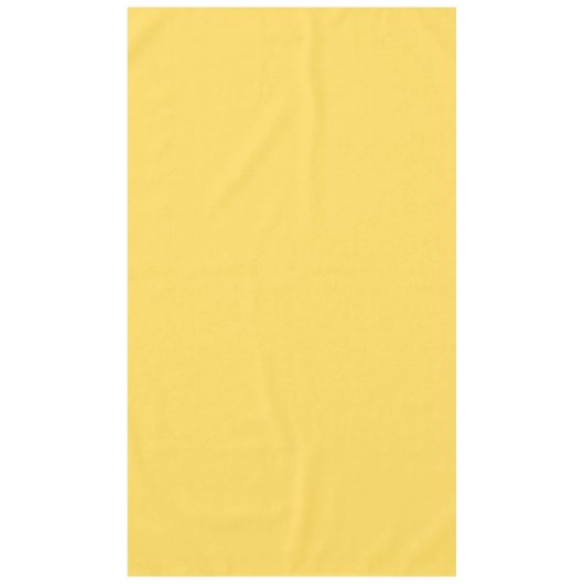 Mustard Yellow Cotton Tablecloth - Various Sizes テーブルクロス (正面)