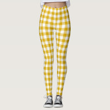 Mustard Yellow Plaid Gingham Retro Color