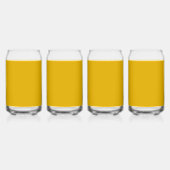 Mustard Yellow Solid Color ガラス缶 (左)